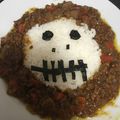 えらちか's cooksnap of when they made ハロウィンに♪超簡単なデコカレー.