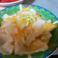 wめぇw's cooksnap of when they made 絶品！しっとり美味しい♡柿とカブのなます.