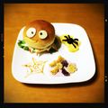 89and623's cooksnap of when they made ハロウィンのハンバーガー.