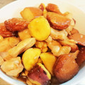 音々♪'s cooksnap of when they made 鶏とさつまいもとさつま揚げの甘辛炒め.