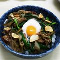 amjkao's cooksnap of when they made 豚小間で♬簡単トンテキ丼.