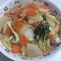 ♡ともか♡'s cooksnap of when they made ブラックうどん♪ごま味噌煮込みうどん鍋♨.