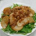 KINU☆KINU's cooksnap of when they made 焼きカブと水菜のデリ風サラダ.