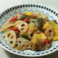 ねっちゃんっ's cooksnap of when they made れんこんと豚肉と野菜の甘酢炒め.