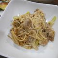 kana叶's cooksnap of when they made 簡単！えの豚炒め.
