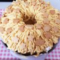 haruru141's cooksnap of when they made ハロウィンパンプキンクリームケーキ.