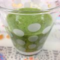 ＲＡＲＡ☆'s cooksnap of when they made 小松菜、大葉、バナナ、キウイのスムージー.