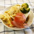 スタイリッシュママ's cooksnap of when they made 卵＆ハムのせ豆腐.