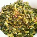 mahmican's cooksnap of when they made ムダなく簡単＊大根葉の炒めもの。.