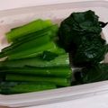 みどろ★'s cooksnap of when they made 葉野菜の簡単なゆで方.