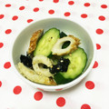 mnm1223's cooksnap of when they made きゅうりと竹輪のわさび合え.