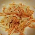 男子4兄弟＋1姫の母's cooksnap of when they made 簡単★柿と大根のマヨサラダ★.