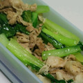 sasami51's cooksnap of when they made 豚肉と小松菜のバター炒め.