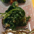 Ma＊Chan's cooksnap of when they made 簡単！小松菜と卵の胡麻味噌和え.