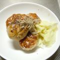 紫君子蘭's cooksnap of when they made 昆布入り和風ハンバーグ.