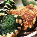 まり電気's cooksnap of when they made ＊鶏つくねの大葉＆海苔焼き＊.