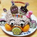 ☆3児ﾏﾏ☆'s cooksnap of when they made 「アンパンマン号」のバースデーケーキ.