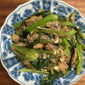 あひるとこぶた's cooksnap of when they made さんま缶de簡単旨い＊小松菜＆卵炒め.