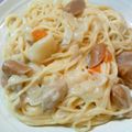りゅう坊ちゃん's cooksnap of when they made シチューをリメイク♪クリーミーパスタ.