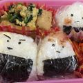 ゆーこリン♡'s cooksnap of when they made お弁当に簡単☆丸・三角・四角なおにぎり君.