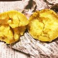 のだめちゃーん's cooksnap of when they made レンジで簡単焼き芋.