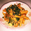 HKR☆Ｎ's cooksnap of when they made 柿とほうれん草の胡麻和え♪.