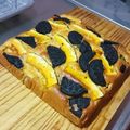 くみちか's cooksnap of when they made ハロウィンに南瓜とオレオの焼きケーキ.