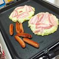 ももはなソソソ's cooksnap of when they made ★山芋入れなくてももっちりお好み焼き★.