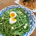 ＊ちいさなしま＊'s cooksnap of when they made ほうれん草と豆乳のクリームソースパスタ♪.