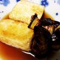 taku☆momo☆'s cooksnap of when they made 揚げ出し豆腐と揚げ茄子のコラボ.