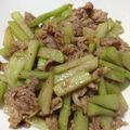 santomo☆'s cooksnap of when they made はやとうりと豚肉の炒め物.