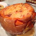 A子／平日のおやつ's cooksnap of when they made 丸ごとカボチャグラタン.