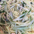 さぼさぼサボ's cooksnap of when they made ☆ご当地☆水菜とひき肉の塩焼きそば☆.