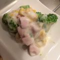 きくちはるこ's cooksnap of when they made ブロッコリーとコーンのクリーミーポテサラ.
