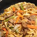 野菜のはたけ's cooksnap of when they made ランチに簡単♪焼きうどん！ソース焼そば風.