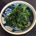 mocomoff's cooksnap of when they made ほうれん草の胡麻和え.