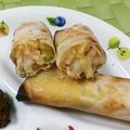 ととろ＆めい's cooksnap of when they made トースターで☆海老タルタル春巻き.