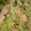ぽんこちゃんママ's cooksnap of when they made もやしと水菜の炒め物.