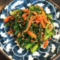 くみちん。's cooksnap of when they made 春菊の胡麻和え♡.