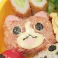 minako♡'s cooksnap of when they made 妖怪ウォッチジバニャンの色違いおにぎり.