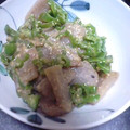 パオパン's cooksnap of when they made ★蒟蒻とﾋﾟｰﾏﾝのｺﾞﾏ味噌炒め★.