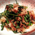 スヌーピー♥'s cooksnap of when they made 植えきれない沢山の間引き菜救済～お浸し～.