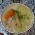 ♪もんちゃん♪'s cooksnap of when they made 圧力鍋で簡単　黄金のコンソメで作るポトフ.