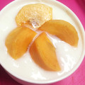 ＊にょにょん＊'s cooksnap of when they made 秋の味覚✿柿ヨーグルト.