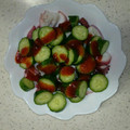 チビゴジラ's cooksnap of when they made たこときゅうりのキムチ和え.