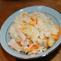 がるばんぞママ's cooksnap of when they made 炊飯器で中華風おこわ　ヒヨコマメ入り.