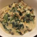 miy23feb's cooksnap of when they made チキンとほうれん草のクリームオムライス.