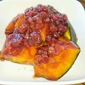 ちぇりぃ2014's cooksnap of when they made かぼちゃと小豆缶をチンして冬至かぼちゃ.