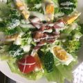 やーしー's cooksnap of when they made こんがりベーコンのシーザーサラダ.