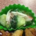あこはやママ's cooksnap of when they made お弁当☆きゅうりとカニカマごまマヨサラダ.